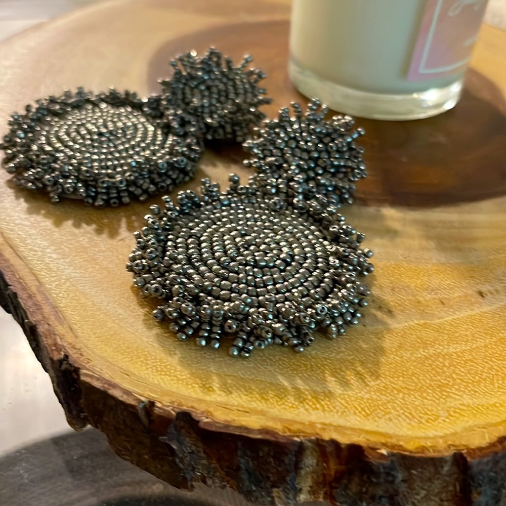 Big statement earrings